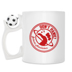 Кружка с футбольным мячиком