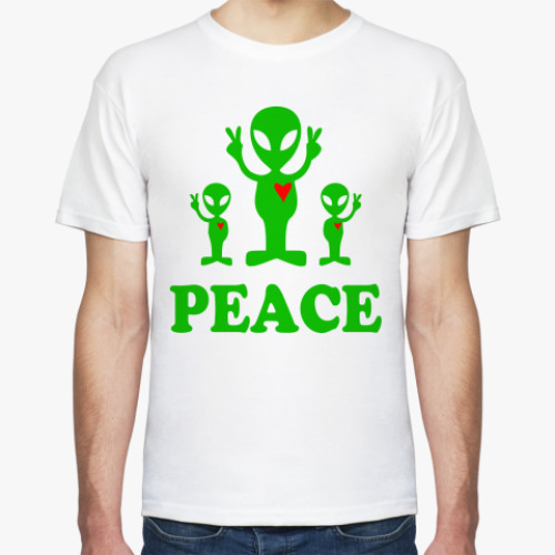 Футболка с принтом Зеленый мир