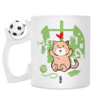 Кружка с футбольным мячиком