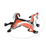 Собака в японском стиле