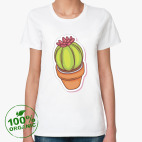 Женская футболка органик