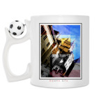 Кружка с футбольным мячиком