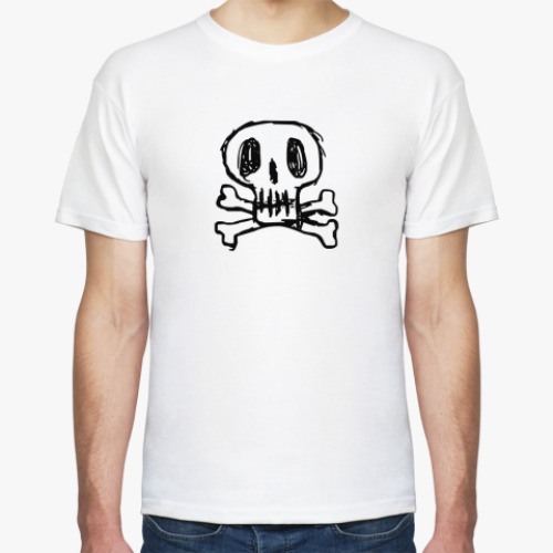Футболка с принтом Череп