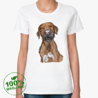 Женская футболка органик