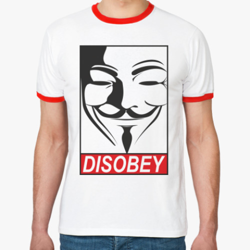 Футболка Ringer-T DISOBEY