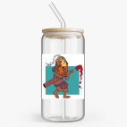 Банка с бамбуковой крышкой