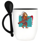 Кружка с ложкой