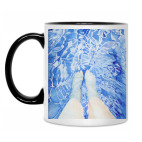 Кружка двухцветная