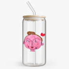 Банка с бамбуковой крышкой