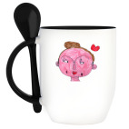 Кружка с ложкой