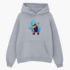 Толстовка худи оверсайз