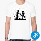 Мужская спортивная футболка