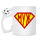 Кружка с футбольным мячиком