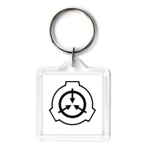 Брелок с принтом SCP Foundation