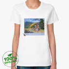 Женская футболка органик