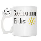 Кружка с футбольным мячиком