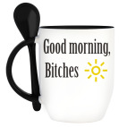 Кружка с ложкой