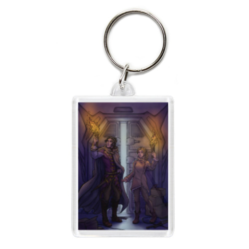 Брелок с принтом Сильван и Крис