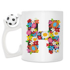 Кружка с футбольным мячиком