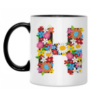 Кружка двухцветная