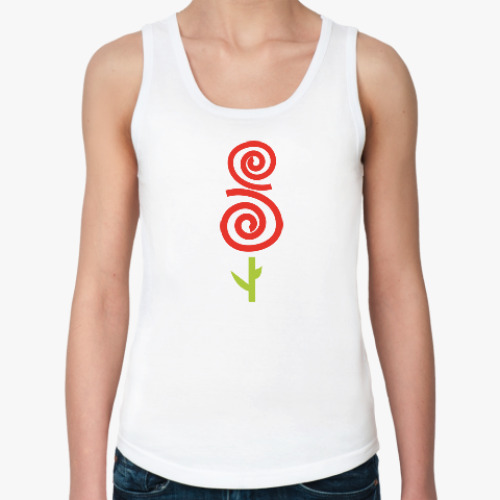 Женская майка с принтом 8 марта