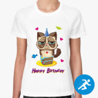 Женская спортивная футболка