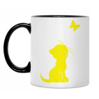 Кружка двухцветная