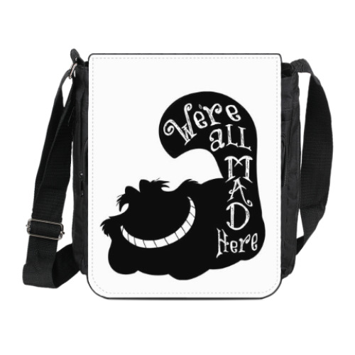 Сумка на плечо (мини-планшет) Алиса в стране чудес/ Alice in wonderland