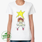 Женская футболка органик