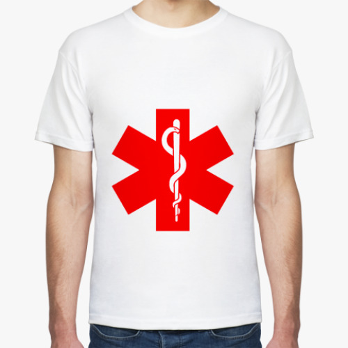 Футболка с принтом медицина