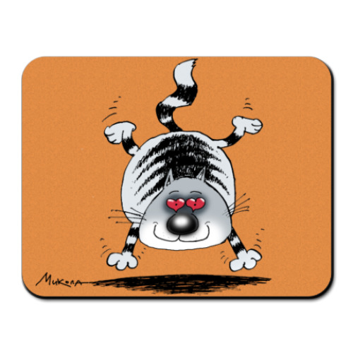 Коврик для мыши с принтом  LOVE