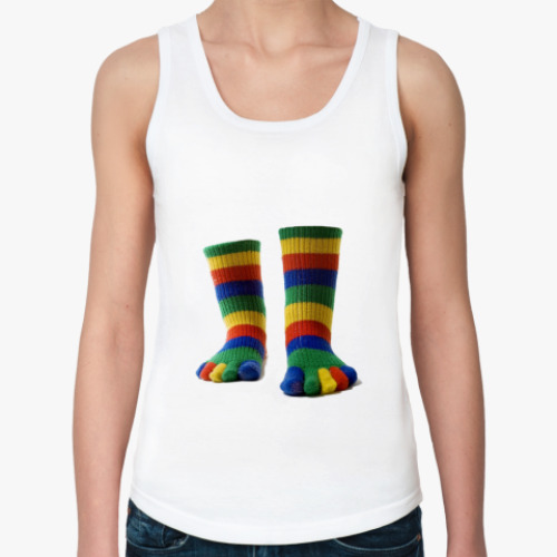 Женская майка с принтом Crazy sox