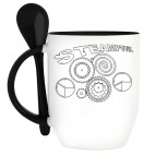 Кружка с ложкой