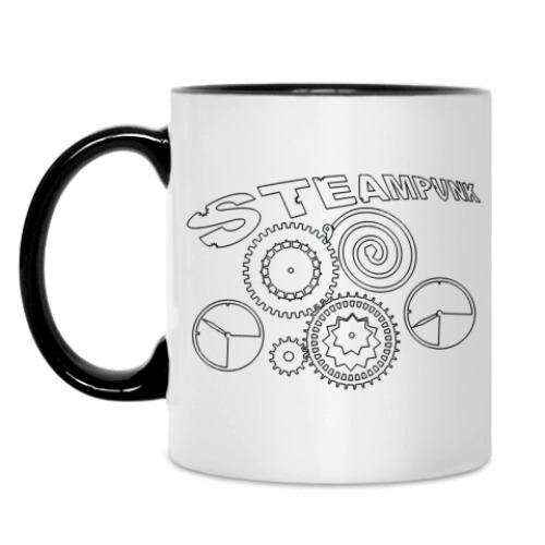 Кружка с принтом Стимпанк