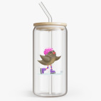 Банка с бамбуковой крышкой