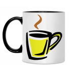 Кружка двухцветная