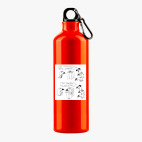 Металлическая бутылка 700 мл UV-DTF