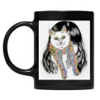 Кружка цветная UV-DTF