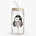 Банка с бамбуковой крышкой