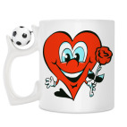 Кружка с футбольным мячиком