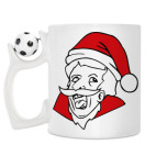 Кружка с футбольным мячиком