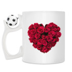 Кружка с футбольным мячиком