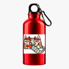 Металлическая бутылка 400 мл UV-DTF