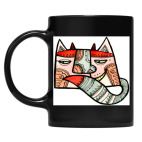 Кружка цветная UV-DTF