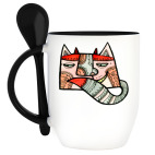 Кружка с ложкой