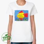 Женская футболка органик