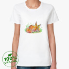 Женская футболка органик