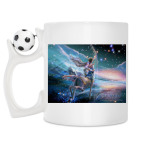 Кружка с футбольным мячиком