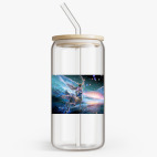 Банка с бамбуковой крышкой