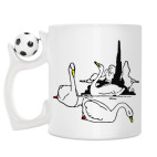 Кружка с футбольным мячиком